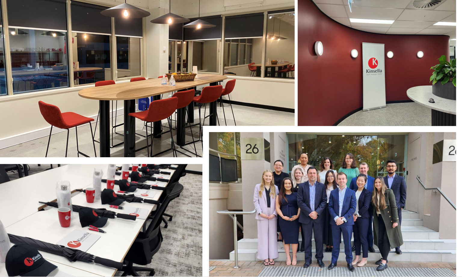 Kinsella is in our new office! Kinsella